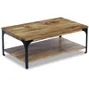 Image de vidaXL Table basse Bois de manguier 100 x 60 x 38 cm