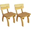 Image de Chaises de jardin lot de 2 Pinède imprégnée