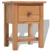 Image de Table de chevet 36x30x47 cm Bois de chêne massif