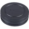 Image de Caruba lentille arrière et couvercle de boîtier pour Sony NEX E Mount, Bouchon d'objectif, Noir
