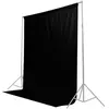 Image de Caruba Film de fond 3x6m noir (300 cm, 600 cm), Fond de studio, Noir