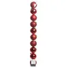 Image de Lot de 10 boules rouges assorties - 6 cm
