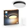 Image de Philips Hue White Ambiance Plafonnier Enrave Large, Noir