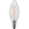 Image de Ampoule Bougie Torsadée Led E14 C35 320 Lm Effet Dépoli