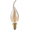 Image de Ampoule Flamme Led E14 C35 2w 100 Lm Coloris Doré