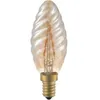 Image de Ampoule Bougie Torsadée Led E14 C35 1.5w 140 Lm Doré