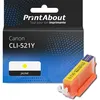 Image de Cartouche compatible Canon CLI-521Y - Jaune