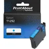 Image de PrintAbout Cartouche d'encre compatible avec Epson T1292 - Cyan