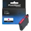 Image de PrintAbout Cartouche d'encre compatible avec Epson T1283 - Magenta