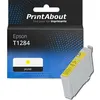 Image de PrintAbout Cartouche d'encre compatible avec Epson T1284 - Jaune