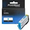 Image de Cartouche compatible HP 920XL (CD972AE) - Cyan - Grande capacité