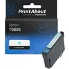 Image de PrintAbout Cartouche d'encre compatible avec Epson T0805 - Cyan clair