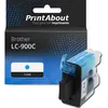 Image de PrintAbout Cartouche d'encre compatible avec Brother LC-900C - Cyan