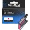 Image de PrintAbout Cartouche d'encre compatible avec Brother LC-1280XLM - Magenta - Grande capacité