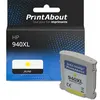 Image de Cartouche compatible HP 940XL (C4909AE) - Jaune - Grande capacité