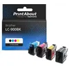 Image de PrintAbout Cartouche d'encre compatible avec Brother LC-900BK - 4 couleurs - Multipack