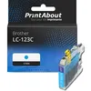 Image de PrintAbout Cartouche d'encre compatible avec Brother LC-123C - Cyan