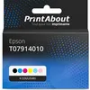 Image de PrintAbout Cartouche d'encre compatible avec Epson T07914010 - 6 couleurs - Multipack