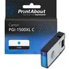 Image de Cartouche compatible Canon PGI-1500XL C - Cyan - Grande capacité
