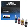 Image de PrintAbout Cartouche d'encre compatible avec Epson T664140 - 4 couleurs - Multipack