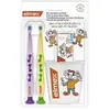 Image de Elmex Kit Dentaire Enfants 2 Brosses à Dents + 1 Dentifrice + 1 Gobelet Offert