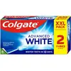Image de Colgate, Dentifrice, Advanced White Whitening Anti-Stain Toothpaste 2x75 ml (75 ml)