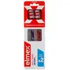 Image de Brosses à dents-Elmex Anti-Caries InterX Medium Brosse à Dents Duo (Couleur : Bleu)