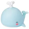 Image de A Little Lovely Company veilleuse Whale junior 13 cm PVC bleu