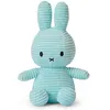 Image de Peluche Miffy lapin velours côtelé 24 cm Bleu
