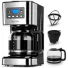 Image de Taylor Swoden- Darcy - Cafetière 0% BPA. 950W, 1,5L. Programmable 24h, maintien au chaud 40min. Option café fort. Auto-nettoyante.