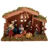 Image de BigBuy, Décorations de Noël, Weihnachtskrippe Metall