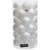 Image de Lot de 37 boules EDM - esprit de Noël - Blanc - 72011