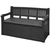 Image de Banc coffre de rangement plastique Salzburg
