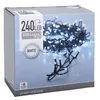 Image de Guirlande scintillante EDM - esprit de Noël - lumière blanche froide - 240 ampoules LED - 24 m - 72093