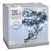 Image de Guirlande scintillante EDM - esprit de Noël - lumière blanche froide - 320 ampoules LED - 32 m - 72092