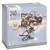 Image de Guirlande scintillante EDM - esprit de Noël - lumière blanche chaude - 240 ampoules LED - 24 m - 72090