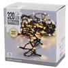 Image de Guirlande scintillante EDM - esprit de Noël - lumière blanche chaude - 320 ampoules LED - 32 m - 72089