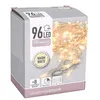 Image de Guirlande scintillante EDM - esprit de Noël - lumière blanche chaude - 96 ampoules LED - 7 m - 72080