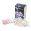 Image de Guirlande en fil d'argent EDM - esprit de Noël - multicolore - 100 micro-LED - 1,5 m - 71276