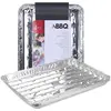 Image de Fs-Star, Plat à barbecue, Set de 4 plats à griller 34x23cm