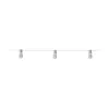 Image de Pro Garden éclairage de fête led 120 cm polypropylène blanc 20 spots