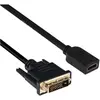 Image de Club 3D DVI   HDMI (Typ A) (2 m), Câble vidéo, Noir