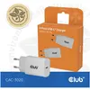 Image de Club 3D Club3D Lifestyle Ladegerät USB-C 30Watt, 2Stk weiss retail (30 W, 1 portion), Chargeur USB, Blanc
