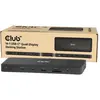 Image de Club 3D Club3D USB-C 14in1-Dock>2xDP2.1/2xHDMI/3xUSB-C 4K60Hz PD100W retail (USB-C, 14 ports), Station d’accueil + hub USB, Noir
