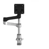 Image de R-Go Bras d'écran unique Zepher - Kit de montage (bras de moniteur réglable) - pour Écran LCD - aluminium - argent mat - Taille d'écran : Jusqu'à 26" - montrable sur bureau