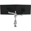 Image de R-go Zepher Bras àcran Double Noir/gris Fixation Smart