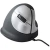 Image de R-Go Souris ergonomique HE Break - Souris - ergonomique - pour droitiers - 5 boutons - filaire - USB - noir / argent