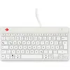 Image de R-Go Tools R-Go Compact Break Clavier ergonomique QWERTY (FR), filaire, blanc (DE, Filaire), Clavier, Blanc