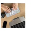 Image de R-Go Clavier Ergonomique Compact break - Clavier - sans fil - Bluetooth 5.0 - AZERTY - Français - blanc