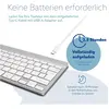 Image de R-Go Tools R-Go Compact Break Clavier Ergonomique Azerty (Fr) Bluetooth W (FR, Sans fil), Clavier, Blanc